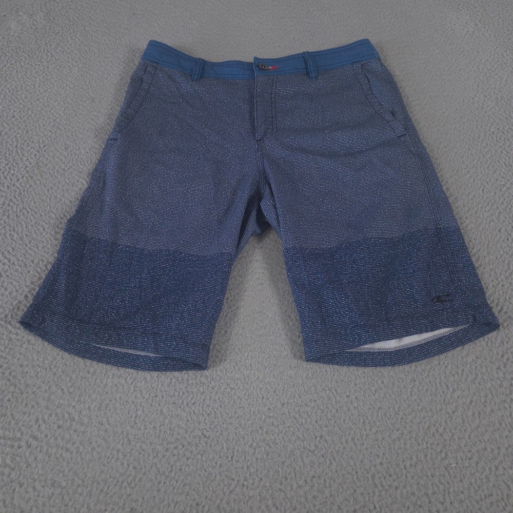 O'Neill Shorts Mens 30 Blue Riley Hybrid Marled Stretch Pockets Boardshorts Walk